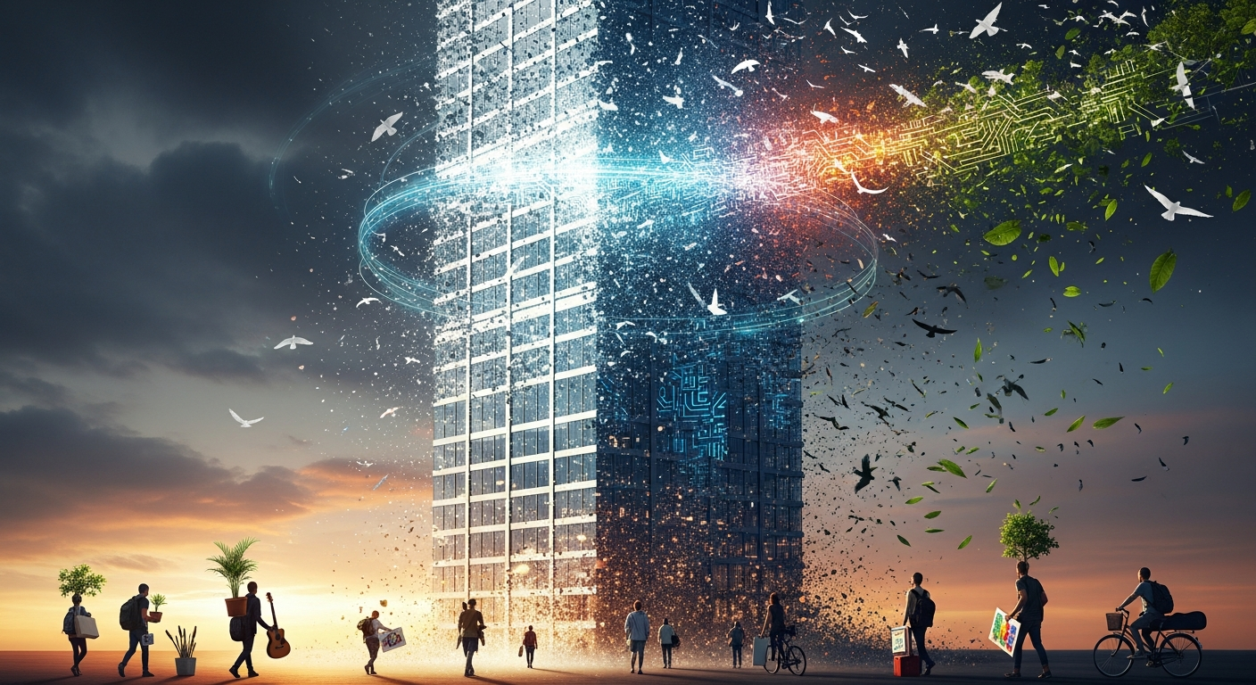 The Crumbling Tower - Corporate Structures Dissolving