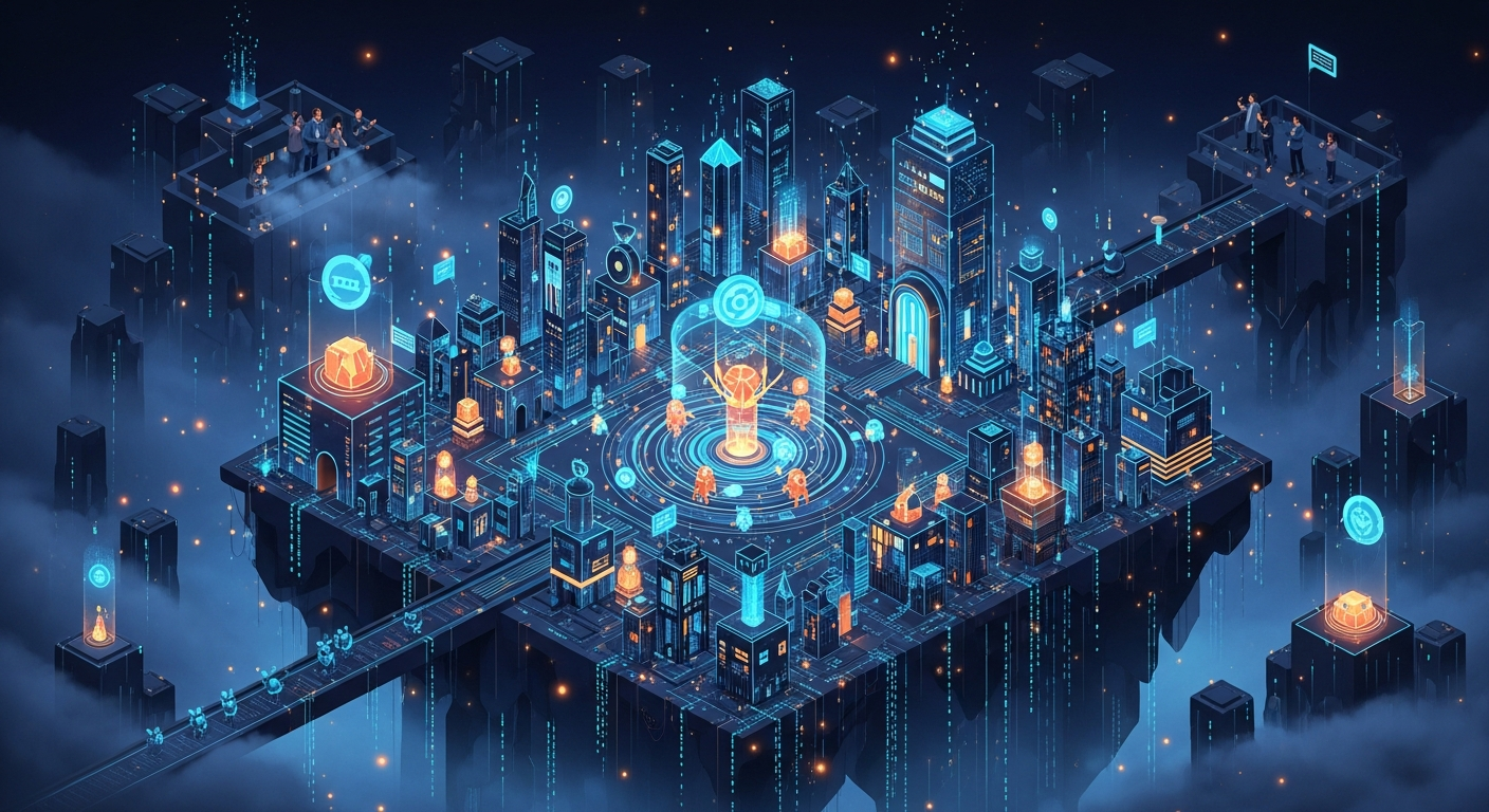 AI Agents Building Their Own City