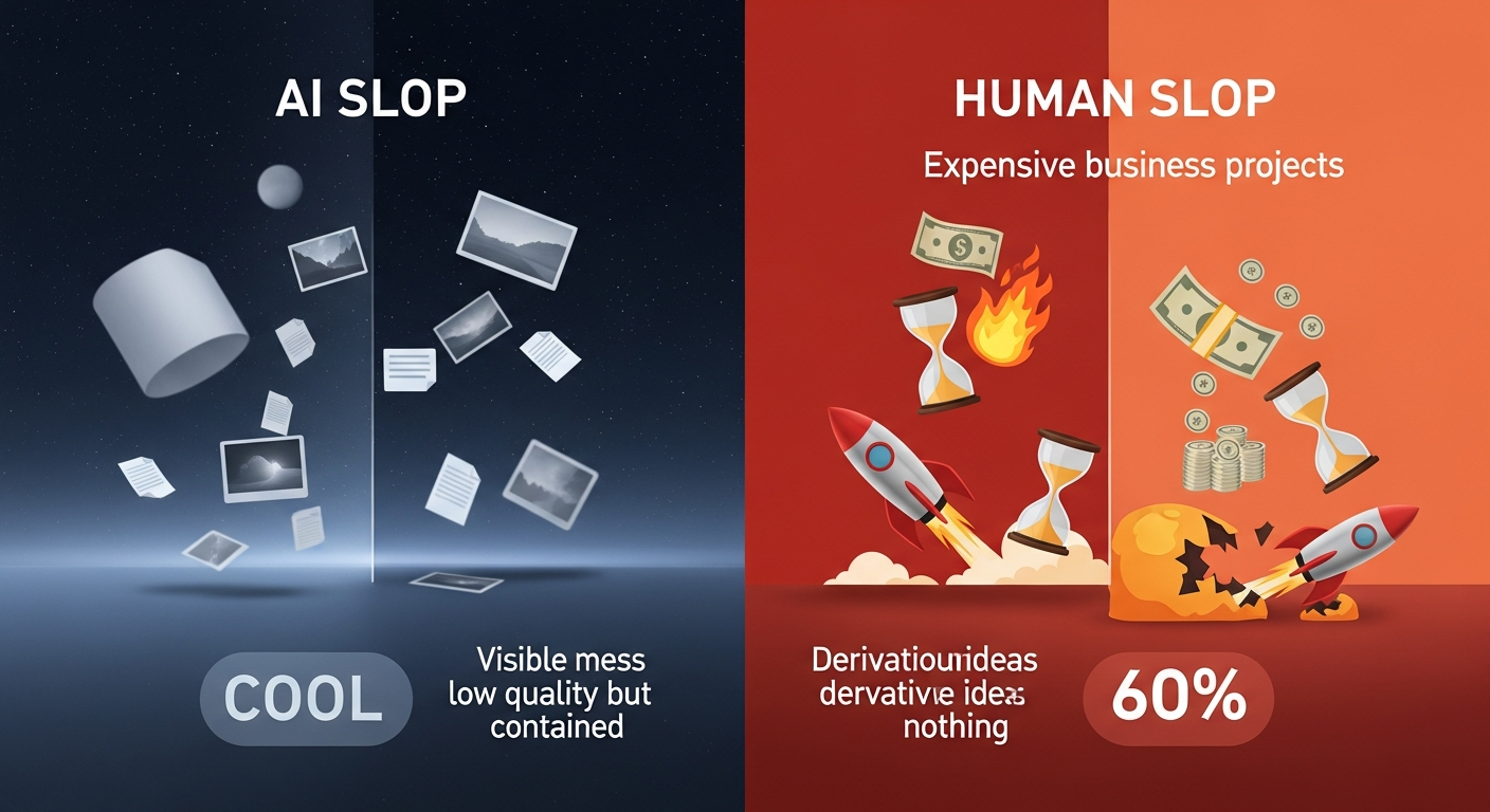 Human Slop vs AI Slop
